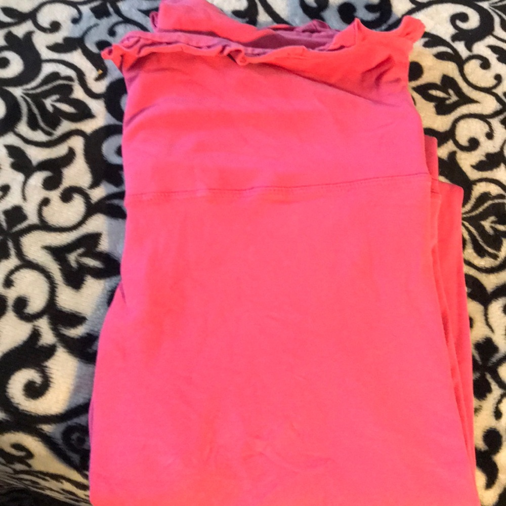 So Low Ruffle Foldover Capri Leggings